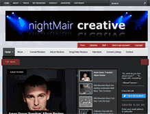 Tablet Screenshot of nightmaircreative.com